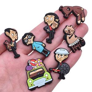 Groothandel Luxe Cartoon Pvc Film Mr Bean Schoen Bedels Voor Slipper En Klomp Decoratie Schoen Accessoires - Product Image 5