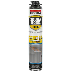 Adesivo Poliuretanico 'SOUDABOND TURBO GUN' SOUDAL 750 ml - Pistola - Product Image 1