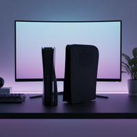 Évents de refroidissement étui de protection antichoc pour coque de façade de remplacement de Console de jeu PS5 avec fonctionnalités de Ventilation