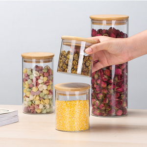 Tùy Chỉnh Cao-Thủy Tinh Borosilicate Muối Hạt Tiêu Thực Phẩm Lọ 4-200Ml Nắp Tre Cho Nhà Bếp Sử Dụng Chất Lượng Cao 80Ml 120Ml 200Ml - Product Image 5