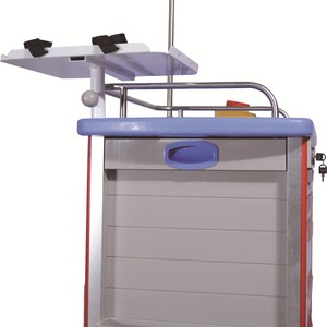 รถเข็นยาอเนกประสงค์พลาสติกสำหรับผู้ใหญ่ รุ่น Joyful Abundance Hospital Trolley SLV-C4010-1 - Product Image 3