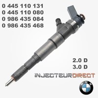 Nuevo Inyector de Combustible OEM 0445110131 0445110080 0986435086 0186435468 para Motor 320d 330d 530d X3 X5 3.0d con 1 Año de Garantía