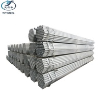 Tubería de Acero Galvanizado por Inmersión en Caliente ERW de 1.5 Pulgadas, Estándar BS, Acero al Carbono Suave Q235, Tubería Estructural para Procesos de Soldadura