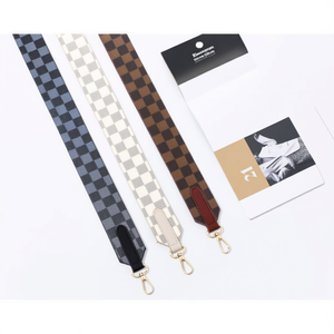 Cinghia per Borsa Pocket Wing 100cm 110cm in PU a Scacchi, Accessori Donna - Product Image 1