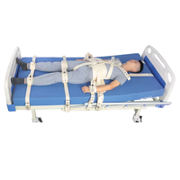 Lit couché réglable verrouillage magnétique contraintes ceinture de retenue psychiatrique ceinture de retenue médicale prisonnier équipement de Bondage complet du corps