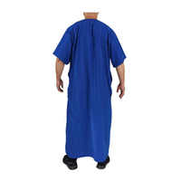 Nuevo diseño de bordado Baifa Marruecos estilo Koshibo hecho 54-62 tamaño manga corta musulmán vestido largo para hombres