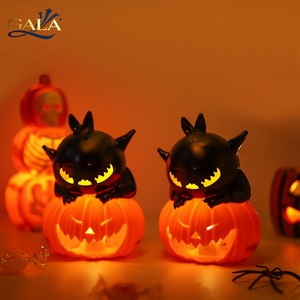 Nueva Lámpara LED de Noche con Forma de Gato y Calabaza para Halloween, Vela Electrónica sin Llama para Decoración de Mesa en Fiestas de Halloween y el Hogar - Product Image 1