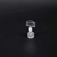 Porte-étiquettes de supermarché en plastique écologique de haute qualité avec base magnétique pour affichage de prix (capacité 50 mm) - Juin