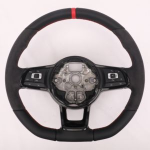 Volante de Fibra de Carbono Modificado para VW CC Golf 6 7 Sagitar Magotan Passat gti GTD GTS GTE GLI <span class=keywords><strong>Polo</strong></span> R-<span class=keywords><strong>Line</strong></span> Jetta - Product Image 6