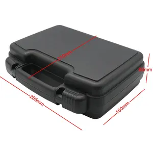 China Manufacturer high quality injection mould plastic instrument case tool storage box with handle and foam