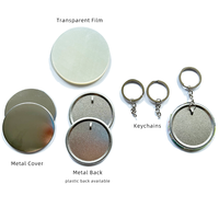 Décoration d'intérieur, ensemble de matériaux pour porte-clés à bouton de 58 mm, accessoires pour machine à fabriquer des boutons pour le bricolage