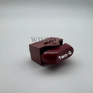 SIBER CO <strong>Red</strong> 16A Thickened Contact 3-pin 3-position Salon Special Air Duct Hair Dryer <strong>Switch</strong> with PC Material - Product Image 3