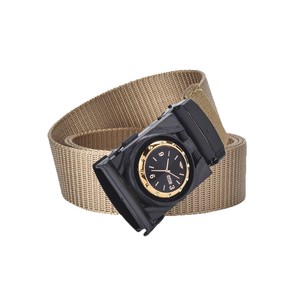 Nouvelle <span class=keywords><strong>ceinture</strong></span> pour <span class=keywords><strong>homme</strong></span> en <span class=keywords><strong>toile</strong></span> et nylon avec boucle à bouton-poussoir en alliage, longueur 120 cm, vert <span class=keywords><strong>militaire</strong></span>, épaisse et durable, pour jeunes - Product Image 5