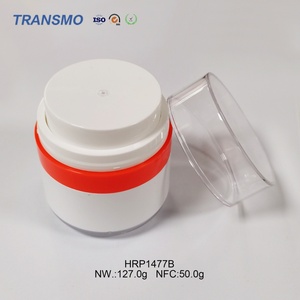 Pot à pompe en acrylique plastique personnalisé de 50 g, emballage vide pour sérum de soin de la peau et masques faciaux avec bouchon à vis - Product Image 6