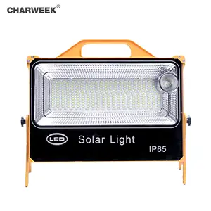 Portable Floodlight Rechargeable Led Strong Light Camping Tent Lamp Ip66 100w 200w 1000W Solar Flood Light Outdoor