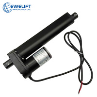 Moteur à engrenages micro DC 24V 3500N, actionneur linéaire à course personnalisable pour ouvre-porte électrique, applications de ventilateurs de meubles intelligents