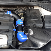 Installation OEM de boîte à air d'admission d'air en fibre de carbone EDDY pour Volkswagen Golf MK6 1.4T 08 ~ 13 conçue avec numérisée en 3D