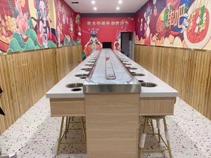 高品质最受欢迎的寿司带系统寿司不锈钢输送机 - Product Image 4