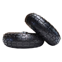 10 Inch 3.00-4 Hand Truck Wheel Air Rubber Tire 3.50-4 Inflatable Wheel for Lawn Mower Wheelbarrow Pneumatic Other Wheel