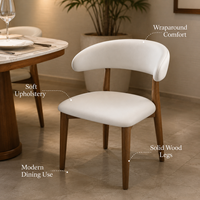Chaise de salle à manger nordique en bois massif avec dossier enveloppant et rembourrage doux, mobilier de qualité commerciale pour restaurants et hôtels
