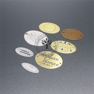 Bán buôn nhỏ tùy chỉnh khắc logo thương hiệu kim loại <span class=keywords><strong>tag</strong></span> đối với trang sức Kim Loại Tùy chỉnh logo - Product Image 4