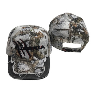 Premium <span class=keywords><strong>Luxe</strong></span> Vente en gros Usine OEM Personnalisé Sport Pêche Chasse Extérieur Forêt Camouflage A Frame 6 Panel Country Dad Cap Hat - Product Image 2