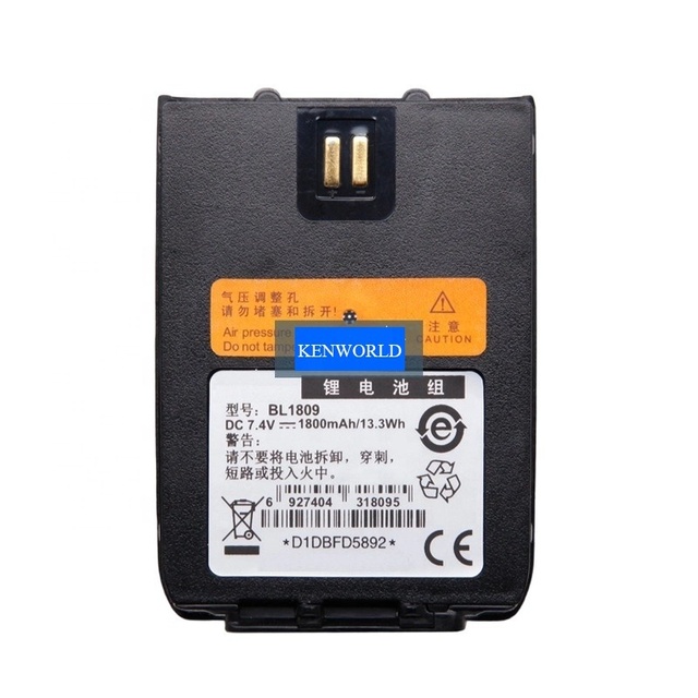 BL1809 Replacement Battery for X1E X1P Z1P Professional Radio Spare Battery