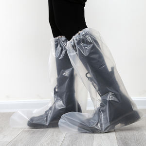 Sarung <span class=keywords><strong>Boot</strong></span> hujan sekali pakai plastik tebal awet Harga kompetitif penutup sepatu PE - Product Image 1