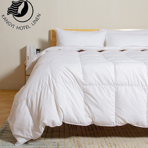 Luxury 5 Star Hotel 100% Cotton Polyester Down Summer White <strong>Comforter</strong> Inner Quilt Inserts Duvet