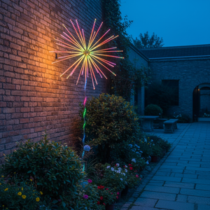 KHT Lumineux AC Alimenté IP65 LED Feu D'artifice Numérique PVC 300W 4500pcs Puces Dimmable Télécommande Jardin/Plaza Festival - Product Image 5
