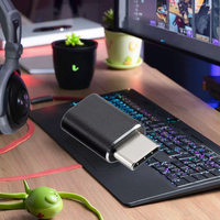 Adaptador OMFOX KTCT1 tipo C, receptor Qualcomm Dongle, Plug & Play, APTX, para sistema operativo Windows 11/10/8.1/8/7/XP