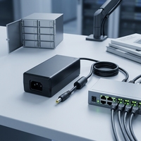 Adaptador de Corriente de Escritorio HYT AC DC 12V 6A 72W Confiable con 2 Años de Garantía para Switch POE