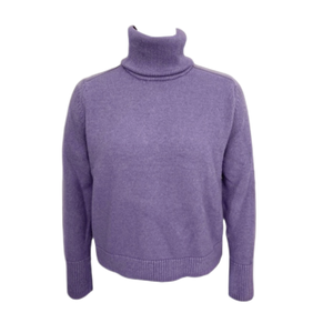 <span class=keywords><strong>Jersey</strong></span> de <span class=keywords><strong>cuello</strong></span> <span class=keywords><strong>alto</strong></span> informal para primavera e invierno de alta calidad para <span class=keywords><strong>mujer</strong></span>, suéter elegante de longitud larga tejido sólido transpirable de talla grande - Product Image 5