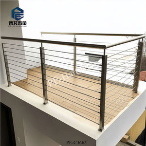 Ringhiera Moderna in Acciaio Inox a Tubo Quadrato, 6m, Finitura Satinata, Montaggio Laterale, per Balconi e Scale Fai-da-Te - Product Image 4