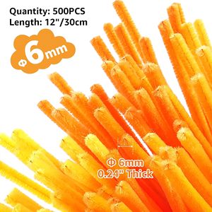 Shade Yellow Chenille Stems Bulk Craft Supply <b>for</b> Spring Decor Bee Sunflower Crafts Happy DIY Gifts - Product Image 3
