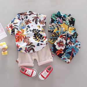 <span class=keywords><strong>Vestiti</strong></span> da ragazzo 2025 da 0 a 4 anni con risvolto completo abbigliamento da bambino con stampa <span class=keywords><strong>per</strong></span> bambino maschio set di <span class=keywords><strong>vestiti</strong></span> da bambino a due pezzi dell'Asia sudorientale - Product Image 2