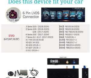 Navihua Qualcomm Android 13 decodificador para BMW <span class=keywords><strong>EVO</strong></span> sistema 3 4 5 6 7 Series X1 X3 X4 X5 <span class=keywords><strong>X7</strong></span> Multimedia inalámbrico Carplay Android Auto - Product Image 6