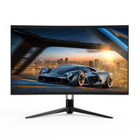 Monitor para PC QHD de 180 Hz y 2560*1440, Pantalla LED Curva de 32 Pulgadas 2K sin Marco, Tiempo de Respuesta de 1 ms, 100% SRGB, Monitor para Juegos