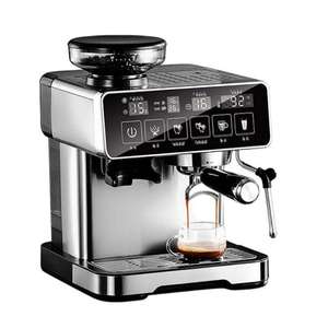 Portable Electric Semi-Automatic <b>Espresso</b> Coffee Machine Built-In Automatic Milk Frother Outdoor Household Use <b>Espresso</b> - Product Image 1