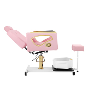 Commercio all'ingrosso di bellezza sedia da bagno per salone di bellezza speciale per la terapia del piede sedia per il lavaggio del piede rosa squisita sedia per Pedicure - Product Image 5