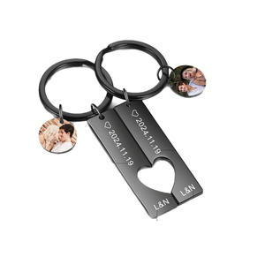 Bar personnalisé gravé immobilier souvenir cadeau New <span class=keywords><strong>Sweet</strong></span> <span class=keywords><strong>Home</strong></span> pendaison de crémaillère coeur en acier inoxydable couples <span class=keywords><strong>porte</strong></span>-<span class=keywords><strong>clés</strong></span> - Product Image 5