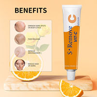 Crème Gel Éclaircissante Corporelle à la Vitamine C Effet Bonne Mine Marque Blanche 30g avec Crème au Beurre Facial à l'Alpha Arbutine