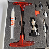 L'entretien des pompes à rampe commune haute pression convient aux pompes à rampe commune mono-unité, kit d'outils de rectification pour l'entretien des EUI.