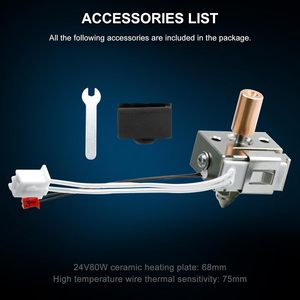 Mise à niveau des kits de Hotend Ender 3 S1 Kit de bloc chauffant d'extrudeuse Sprite pour Ender 3 S1 Plus Pro <span class=keywords><strong>CR10</strong></span> Smart Pro Sermoon <span class=keywords><strong>V1</strong></span> - Product Image 5