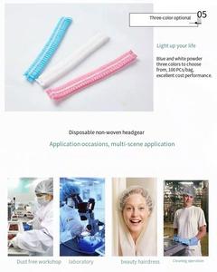 Disposable Dust-proof Breathable Beauty Salon Headgear Female Hair Net Woven Mesh Cap <strong>Chef's</strong> <strong>Hat</strong> for Casual Direct Factory - Product Image 2