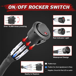 <span class=keywords><strong>Kit</strong></span> de câblage robuste Plug and Play 2 voies pour barres lumineuses LED 12V - Product Image 3