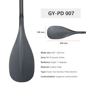Paleta ajustable de fibra de carbono para deportes acuáticos, equipo de surf con logotipo personalizable, tabla de Kayak Dragon Boat <span class=keywords><strong>SUP</strong></span> - Product Image 2