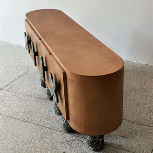 <span class=keywords><strong>Credenza</strong></span> Diplopoda, Mobile per Soggiorno, Armadio in Legno con Gambe in Marmo Verde, <span class=keywords><strong>Design</strong></span> <span class=keywords><strong>Moderno</strong></span> - Product Image 5