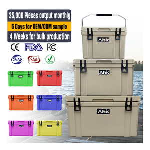 <span class=keywords><strong>2025</strong></span> ahic March bán lớn 45qt rotomolded PE hộp mát cứng không thấm nước đá làm mát cho thực phẩm uống lưu trữ giữ lạnh - Product Image 5