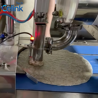 Ligne de traitement industrielle automatique de poulet doner, machine à plier le pain plat pour kebab, usine de fabrication alimentaire SUS304